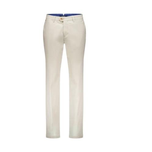 Beige Katoenen Slim Fit Chino Broek Gardeur , Beige , Heren