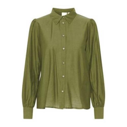 Mayfly Blouse Freewear Groen Ichi , Green , Dames