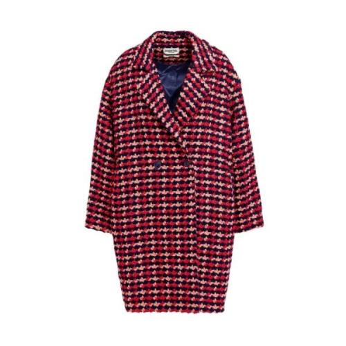 Oversized Tweedjas Essentiel Antwerp , Red , Dames