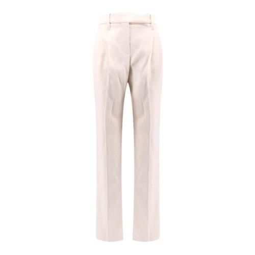 Katoenen broek met Monili-detail Brunello Cucinelli , Beige , Dames