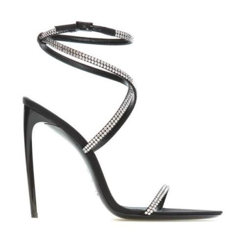 Stijlvolle Zomer Sandalen Saint Laurent , Black , Dames