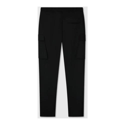 Stretch Cargo Broek in Zwart Pure Path , Black , Heren