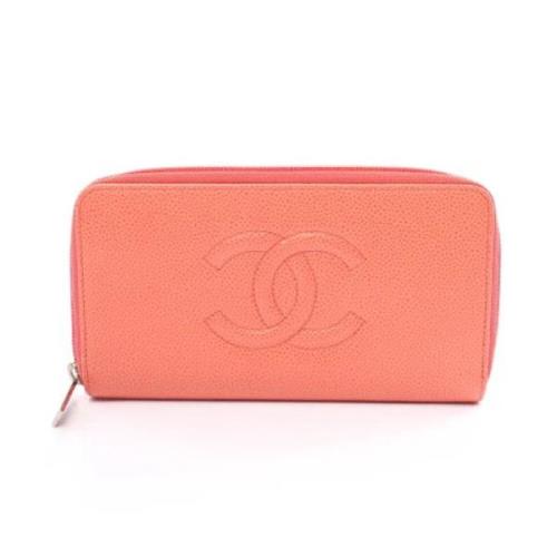 Pre-owned Fabric wallets Chanel Vintage , Pink , Dames