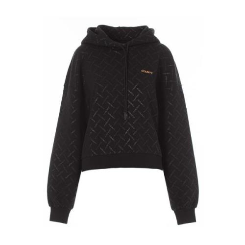 Fleece Sweatshirt Marcelo Burlon , Black , Dames