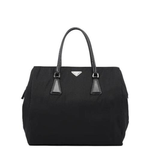 Pre-owned Leather prada-bags Prada Vintage , Black , Dames