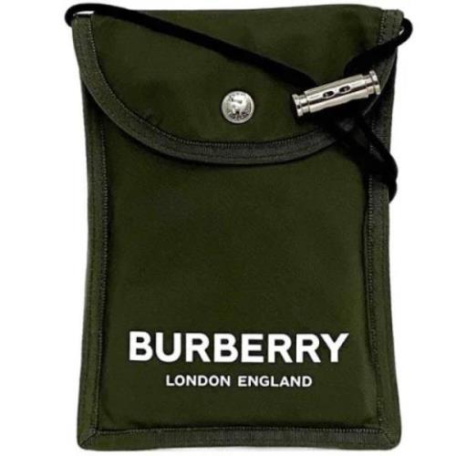 Pre-owned Fabric crossbody-bags Burberry Vintage , Green , Dames