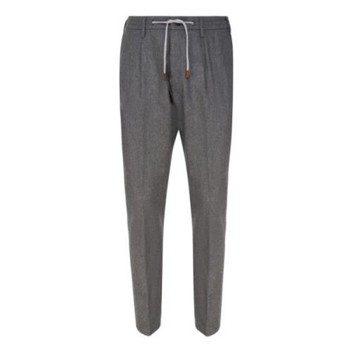 Wollen joggingbroek met wortelpasvorm Eleventy , Gray , Heren