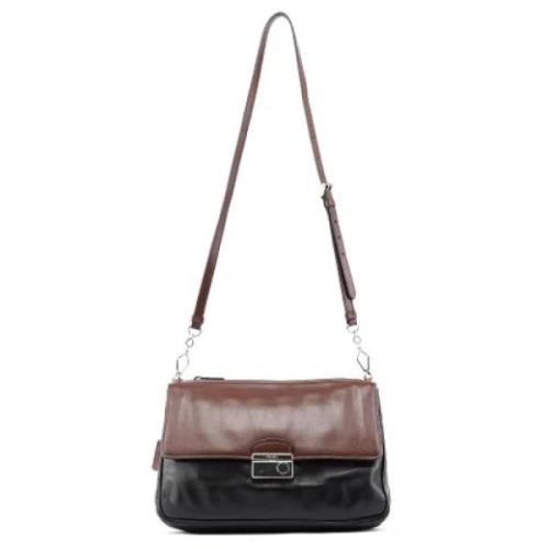 Pre-owned Leather prada-bags Prada Vintage , Black , Dames