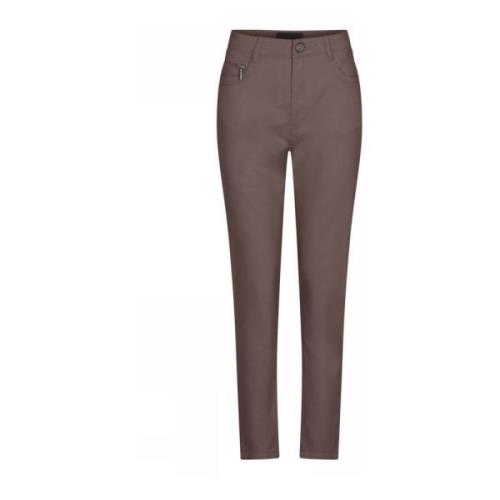 Klassieke Suzanne Broek Taupe C.Ro , Brown , Dames