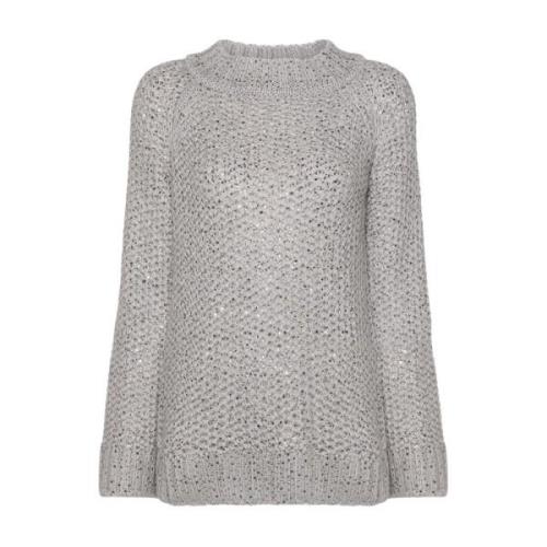 Stijlvolle Gebreide Trui Ermanno Scervino , Gray , Dames