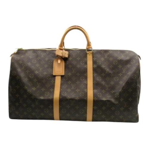 Pre-owned Canvas louis-vuitton-bags Louis Vuitton Vintage , Brown , Da...