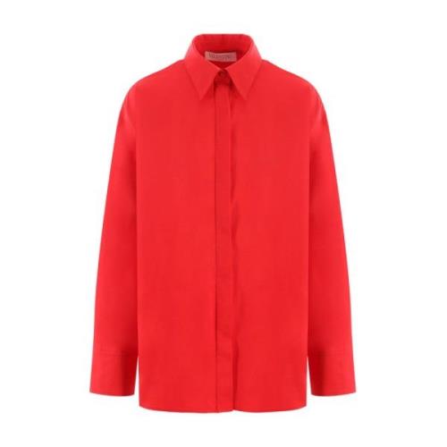 Stijlvol Shirt met Uniek Ontwerp Valentino Garavani , Red , Dames