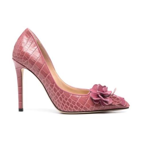 Stijlvolle Ballerinas met Uniek Design Ermanno Scervino , Pink , Dames