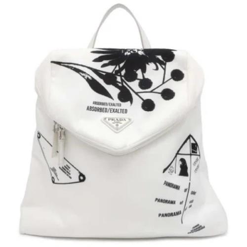 Pre-owned Nylon handbags Prada Vintage , White , Dames