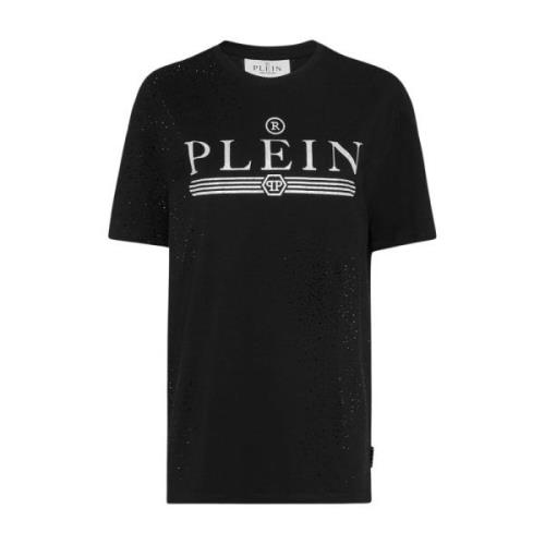 Grafisch T-shirt Philipp Plein , Black , Dames