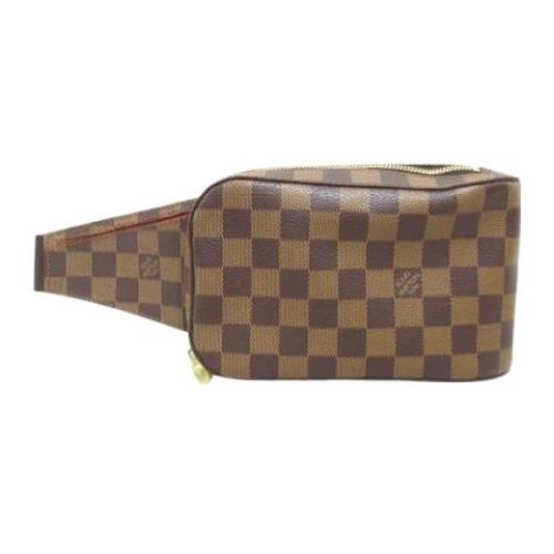 Pre-owned Canvas louis-vuitton-bags Louis Vuitton Vintage , Brown , Da...