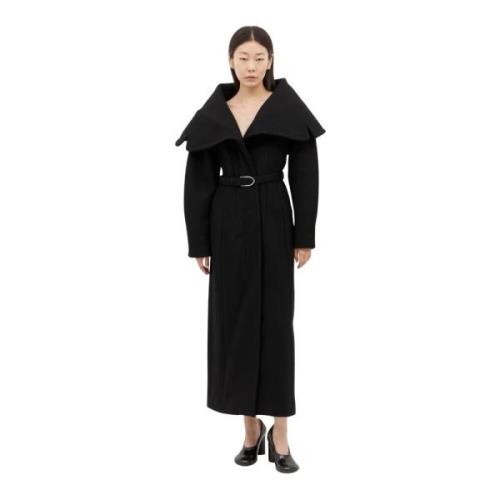 Jas met Exaggerated Revers Jacquemus , Black , Dames