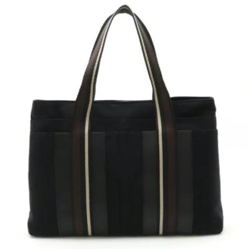 Pre-owned Canvas totes Hermès Vintage , Black , Dames