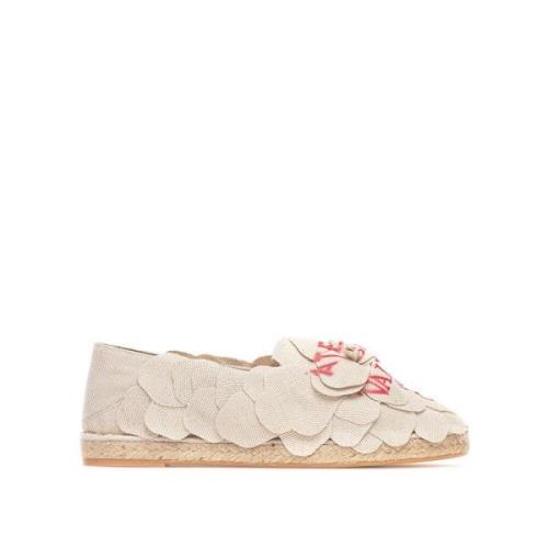 Stijlvolle Espadrilles voor Zomeroutfits Valentino Garavani , Beige , ...