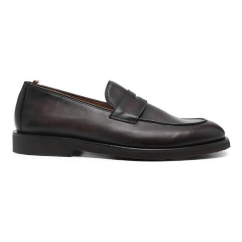 Flexi 101 Leren Loafers Officine Creative , Brown , Heren