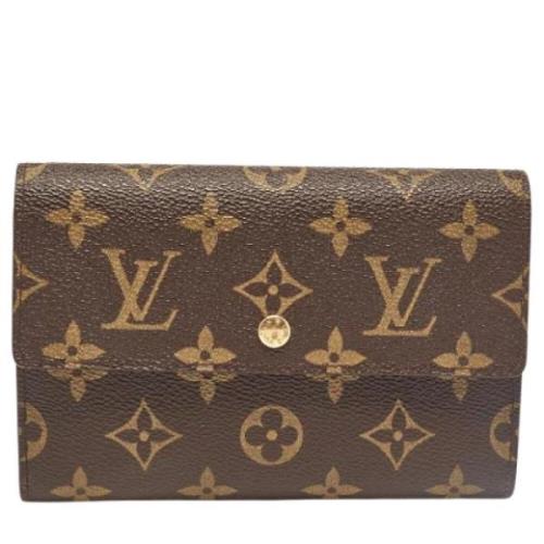 Pre-owned Canvas wallets Louis Vuitton Vintage , Brown , Dames