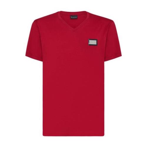 Casual Katoenen T-shirt Wadcmtk7647Bte014N13 Billionaire , Red , Heren