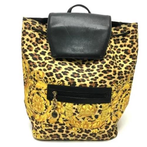 Pre-owned Fabric shoulder-bags Versace Pre-owned , Yellow , Dames