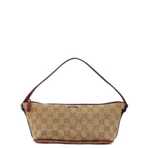 Pre-owned Cotton handbags Gucci Vintage , Beige , Dames