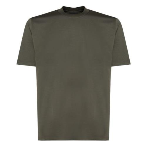 Army Green Ronde Hals T-shirt Giuliano Galiano , Green , Heren