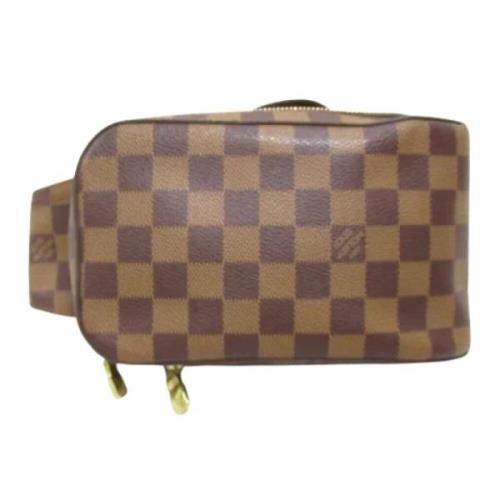 Pre-owned Canvas louis-vuitton-bags Louis Vuitton Vintage , Brown , Da...