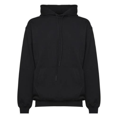 Zwarte Katoenen Hoodie Kangoeroezakken Giuliano Galiano , Black , Here...