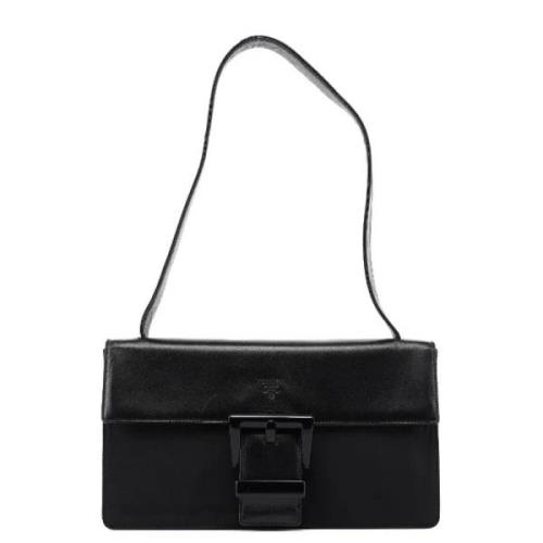 Pre-owned Leather prada-bags Prada Vintage , Black , Dames