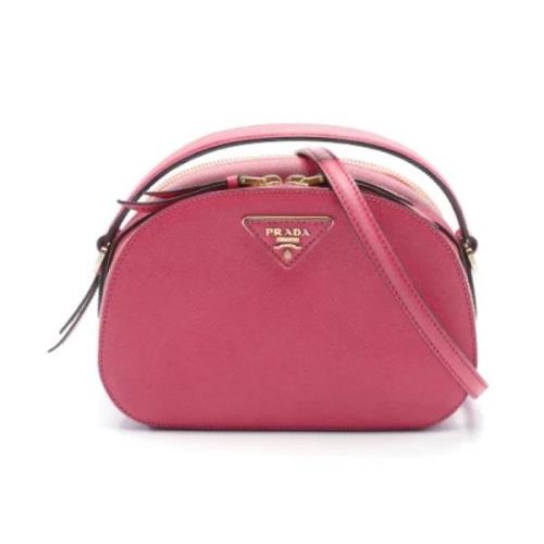 Pre-owned Leather prada-bags Prada Vintage , Pink , Dames