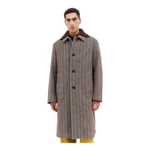 Coats Dries Van Noten , Brown , Heren