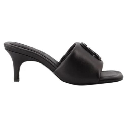 Leather heels Marc Jacobs , Black , Dames