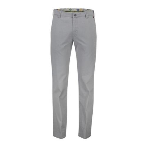 Katoenen Chino Broek Grijs Meyer , Gray , Heren