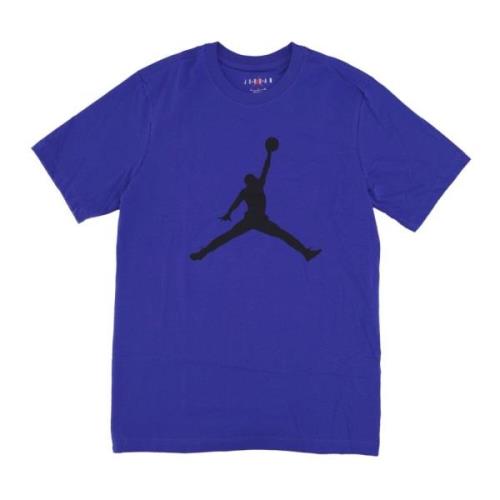 Jumpman Crew T-shirt Licht Concord/Zwart Jordan , Blue , Heren