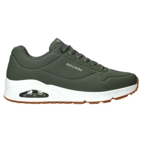 Groene Air-Cooled Memory Foam Sneaker Skechers , Green , Heren