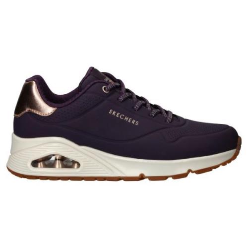 Paarse Shimmer Sneaker voor Dames Skechers , Purple , Dames