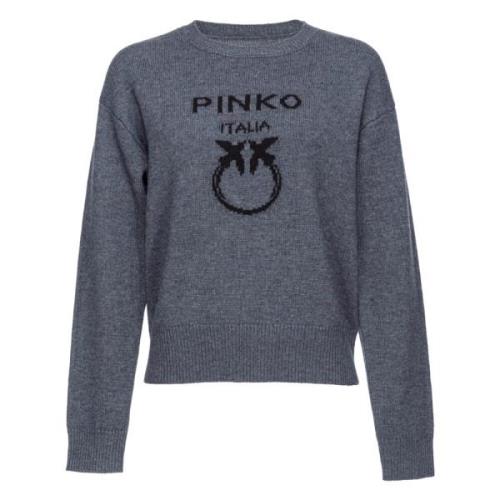 Grijze Sweater Collectie Pinko , Gray , Dames