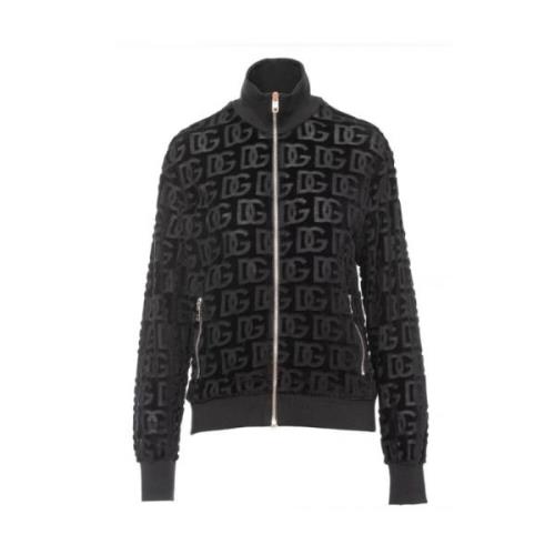 Stijlvolle Cardigan met Uniek Ontwerp Dolce & Gabbana , Black , Dames