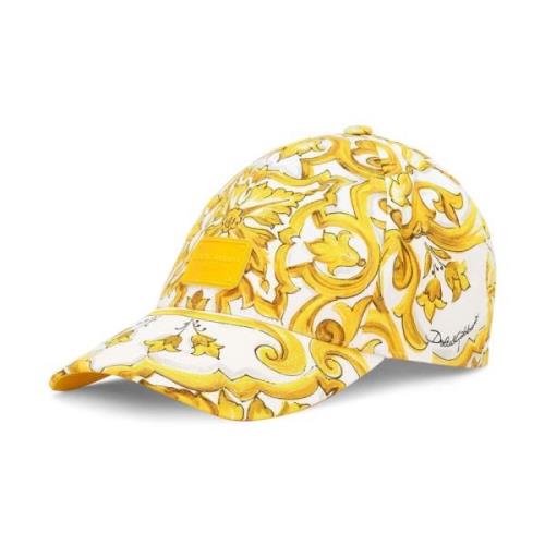 Stijlvolle Cap met Uniek Ontwerp Dolce & Gabbana , Multicolor , Dames