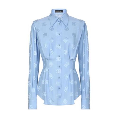 Stijlvolle Shirt voor Mannen Dolce & Gabbana , Blue , Dames