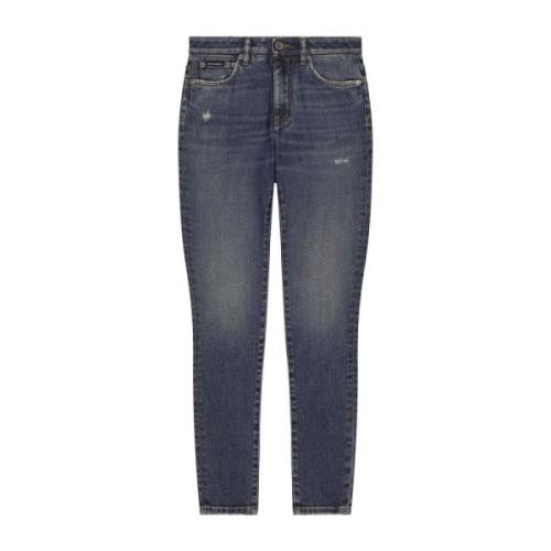 Denim Skinny Jeans Ftc67Dg8Lx4S9001 Dolce & Gabbana , Blue , Dames