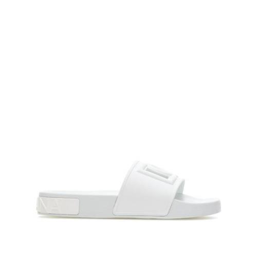 Stijlvolle Slides Cs1886Ao6668B930 Dolce & Gabbana , White , Heren