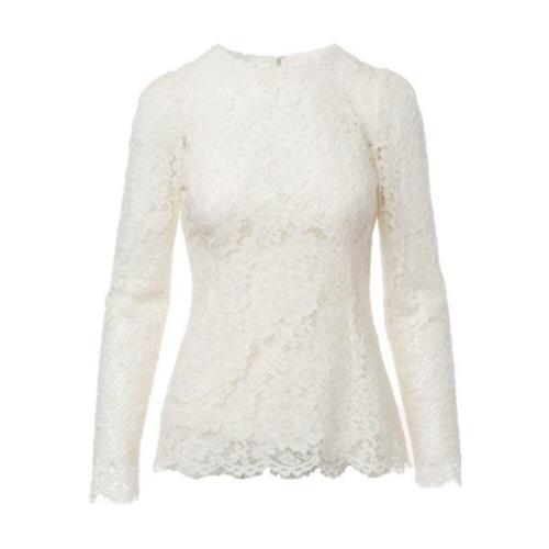 Stijlvolle F72V9Thlmcw3789 Top Dolce & Gabbana , White , Dames