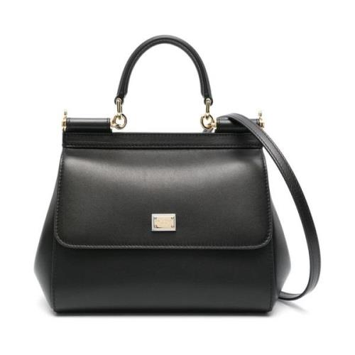 Stijlvolle Tote Tas met Uniek Ontwerp Dolce & Gabbana , Black , Dames