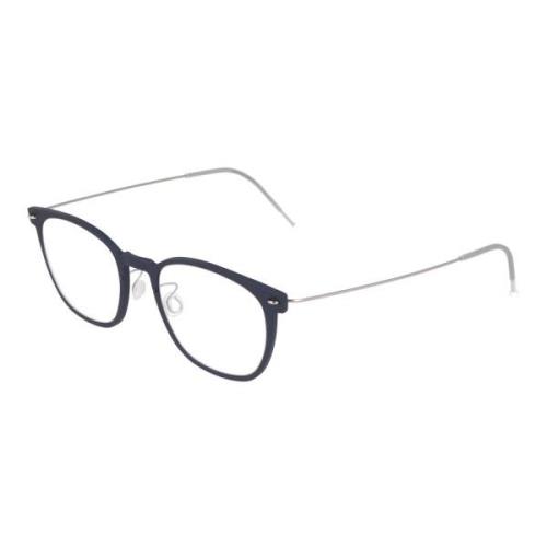 Titanium Square Frame Glasses Lindbergh , Gray , Unisex