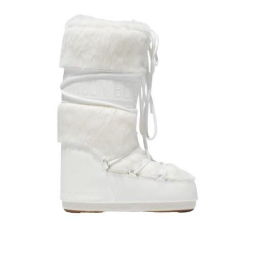 Winterlaarzen met nepbont Moon Boot , White , Dames