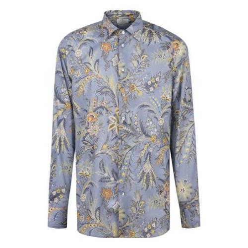 Paisley Katoenen Shirt Etro , Multicolor , Heren